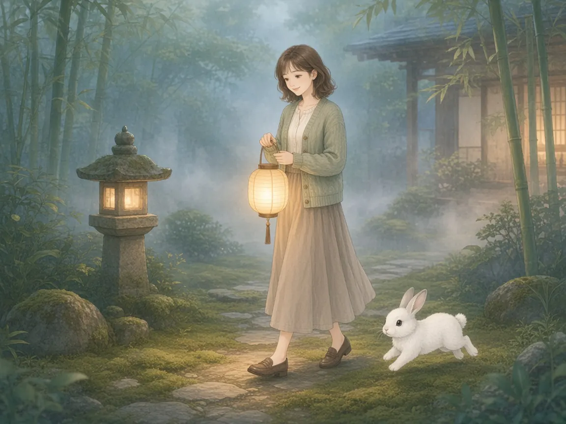 庭院薄暮